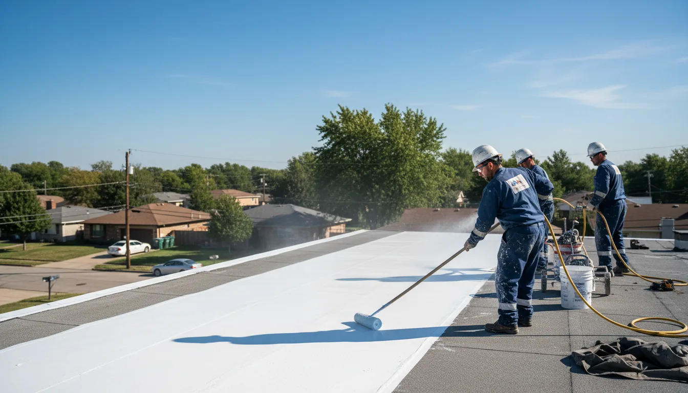 Commercial roof coating in Dresden, OH near me